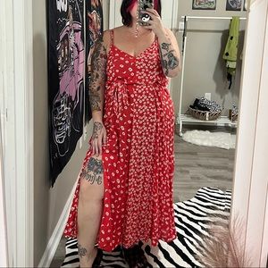 American Eagle Ditsy Floral Slip Dress